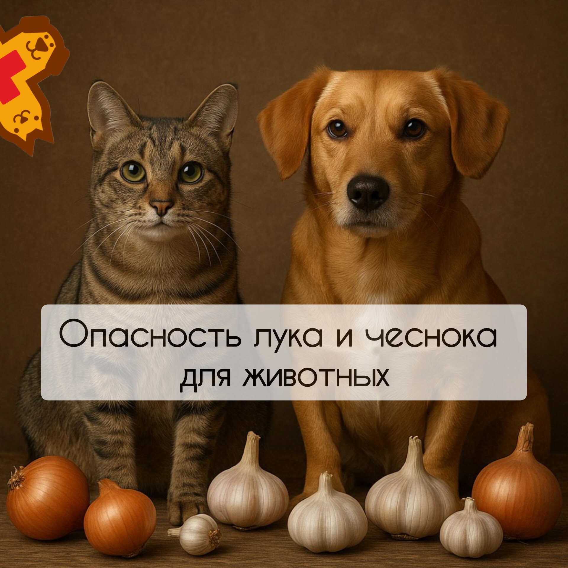 Лук и чеснок (все растения рода Allium) опасны для животных (особенно для собак и кошек) …